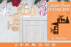 Christmas Deer Door Corner Lasercut SVG Bundle