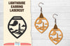 Lighthouse Earring Lasercut SVG Bundle
