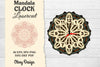 Clock Mandala Lasercut SVG Bundle