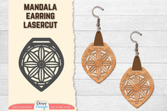 Earring Mandala Lasercut SVG Bundle 67 - CraftNest - Digital Crafting and Art