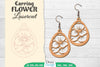 Earring Flower Lasercut SVG Bundle