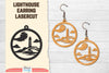 Lighthouse Earring Lasercut SVG Bundle