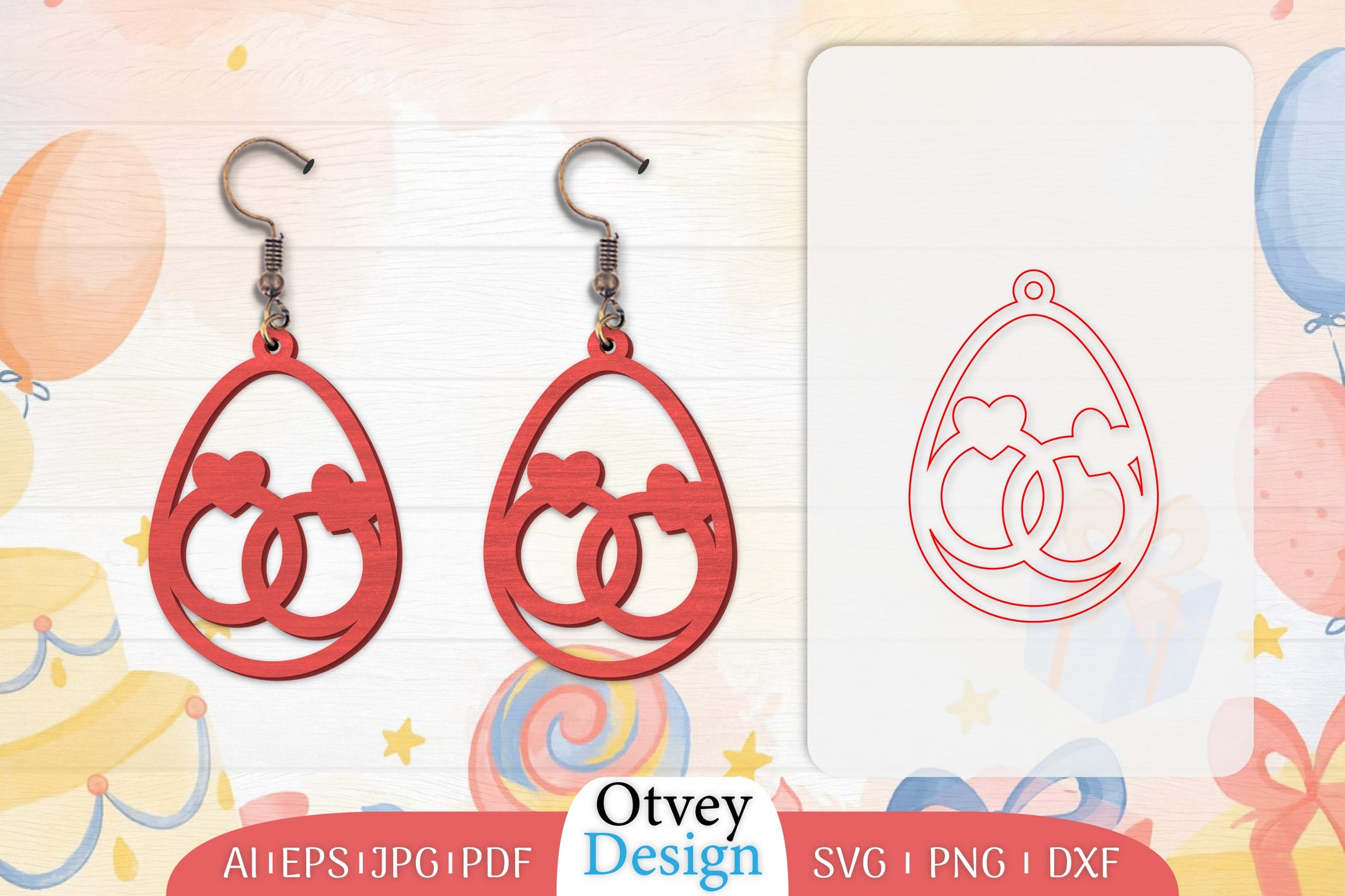 28th Birthday Earrings Lasercut SVG Bundle - CraftNest - Digital Crafting and Art