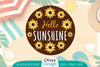 Summer Round Door Hanger SVG Bundle
