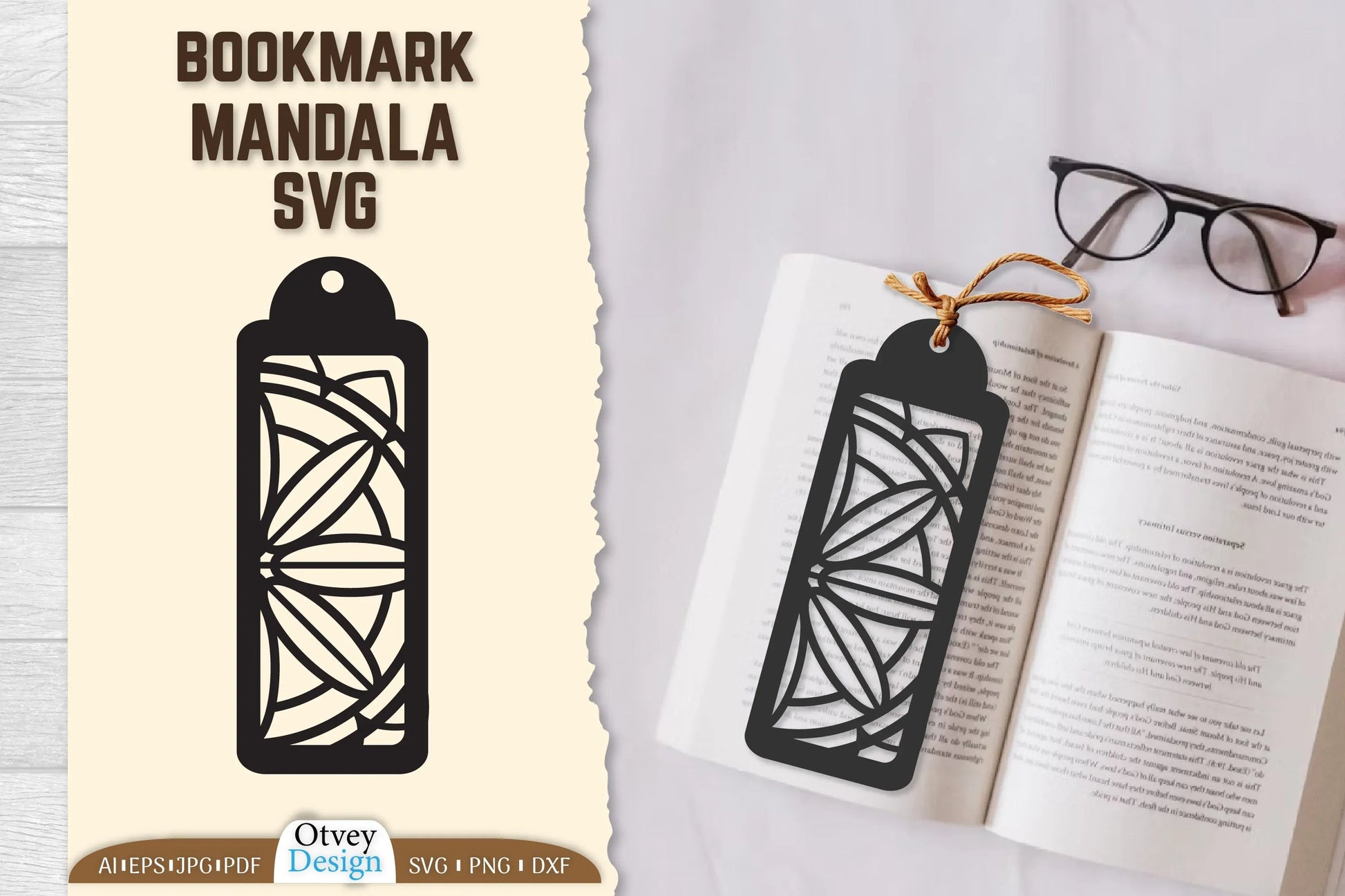 Mandala Bookmark SVG Bundle 11 - CraftNest - Digital Crafting and Art