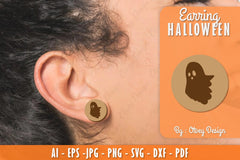 Earring Halloween Lasercut SVG Bundle 83 - CraftNest - Digital Crafting and Art