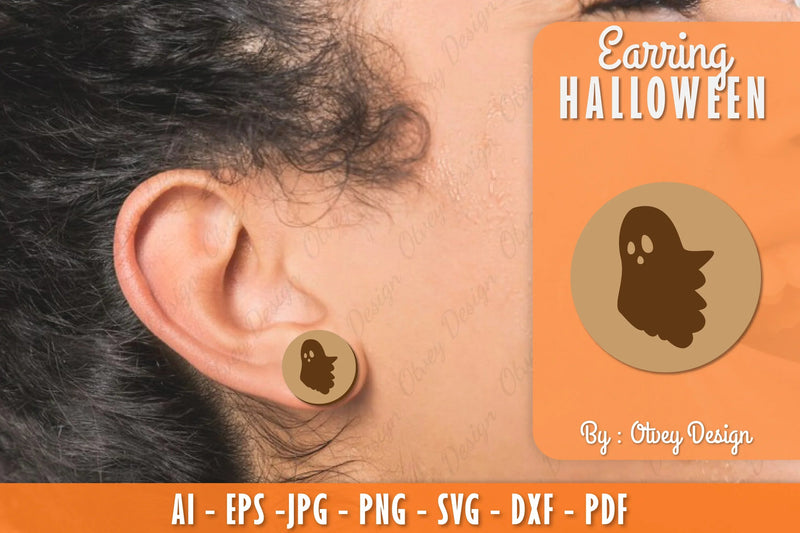 Earring Halloween Lasercut SVG Bundle 83 - CraftNest - Digital Crafting and Art