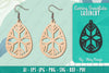 Snowflake Earring Lasercut SVG Bundle