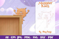 Monster Kids Corner Door Lasercut SVG Bundle 20 - CraftNest - Digital Crafting and Art