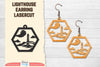 Lighthouse Earring Lasercut SVG Bundle