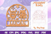 Monsters Kids Name Sign Lasercut SVG Bundle