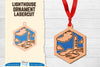 Lighthouse Lasercut Ornament SVG Bundle
