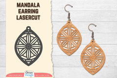 Earring Mandala Lasercut SVG Bundle 27 - CraftNest - Digital Crafting and Art