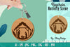 Nativity Scene Keychain SVG Bundle