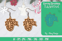 Christmas Earrings SVG Bundle - CraftNest - Digital Crafting and Art