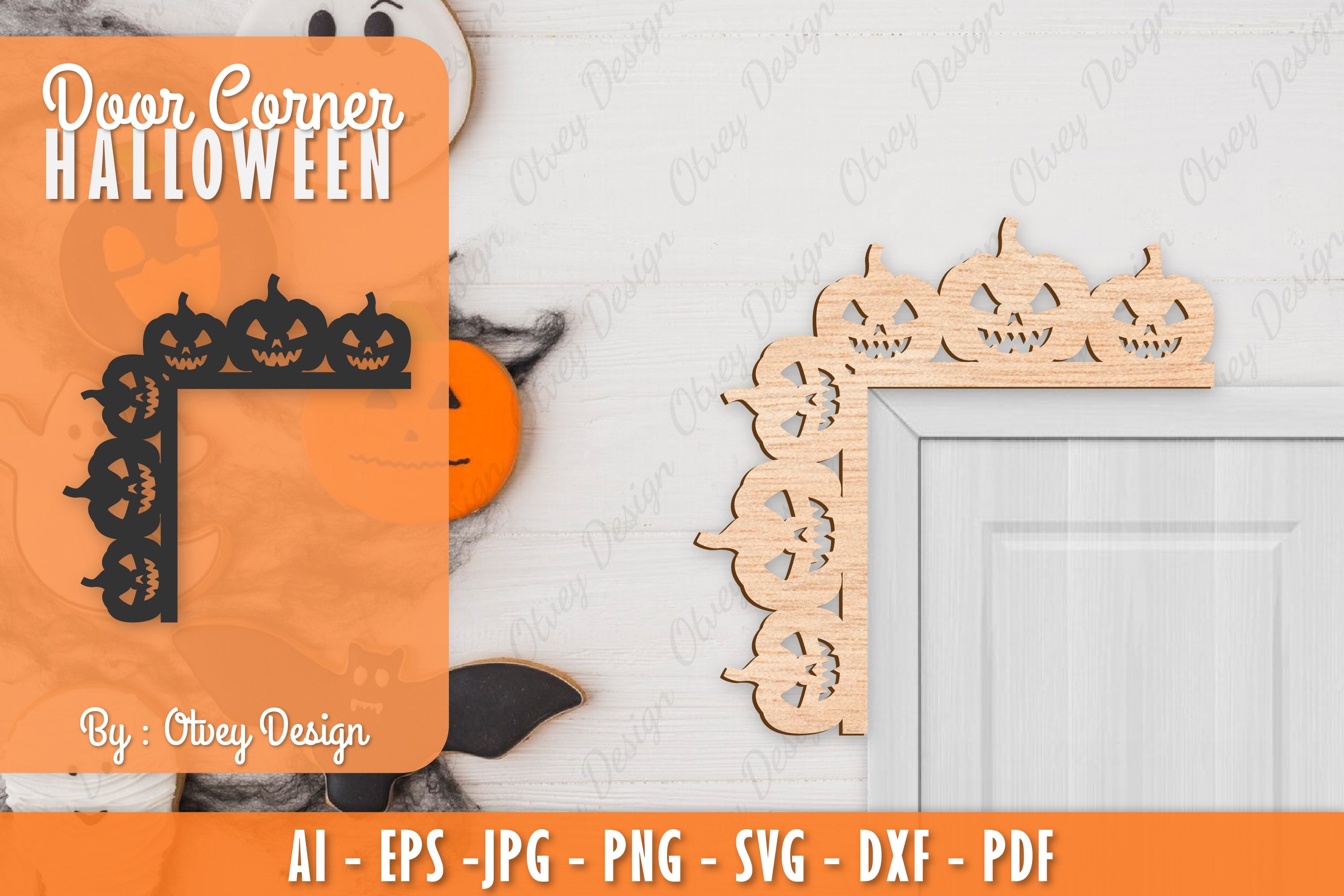Corner Door Halloween SVG Bundle 19 - CraftNest - Digital Crafting and Art