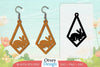 Earring Rabbit Lasercut SVG Bundle