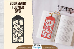 Bookmark Flower SVG Bundle 89 - CraftNest - Digital Crafting and Art