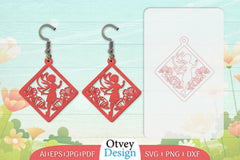 Fairy Earring Lasercut SVG Bundle 20 - CraftNest - Digital Crafting and Art