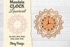 Clock Mandala Lasercut SVG Bundle