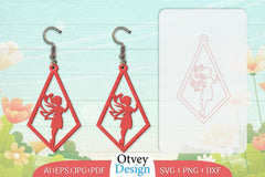 Fairy Earring Lasercut SVG Bundle 28 - CraftNest - Digital Crafting and Art