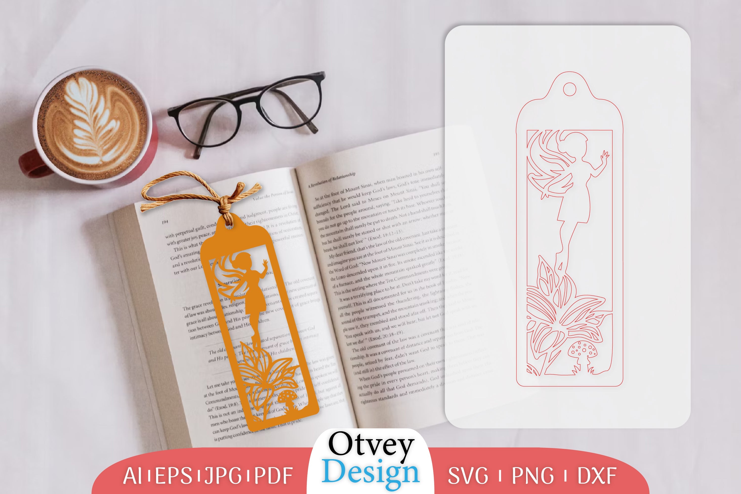 Fairy Bookmark SVG Bundle