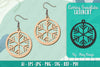 Snowflake Earring Lasercut SVG Bundle