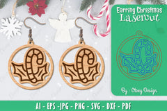 Christmas Earrings SVG Bundle - CraftNest - Digital Crafting and Art