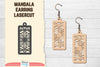 Earring Mandala Lasercut SVG Bundle