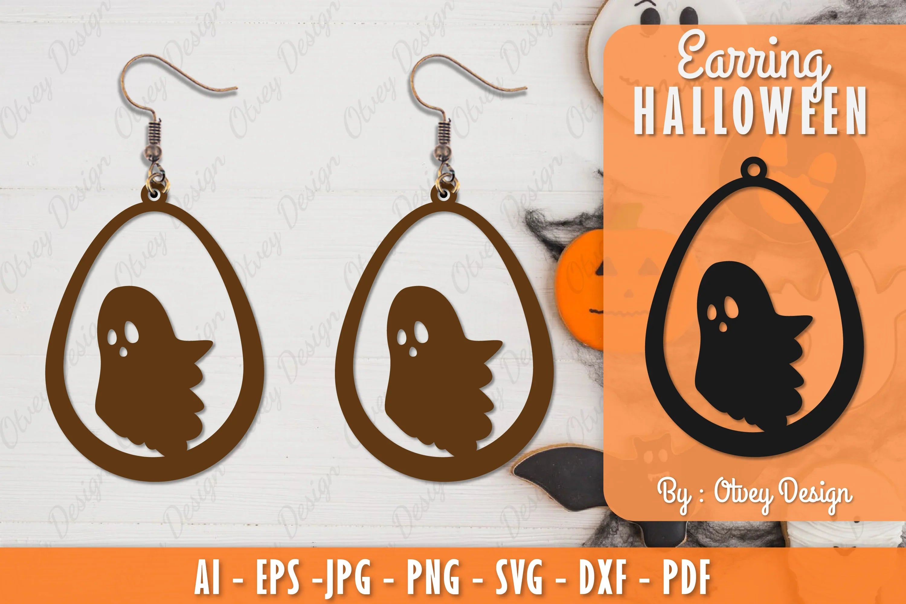Earring Halloween Lasercut SVG Bundle 112 - CraftNest - Digital Crafting and Art