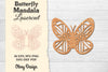 Butterfly Mandala Lasercut SVG Bundle