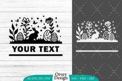 Easter Bunny Garden Scene SVG Bundle 12 - CraftNest - Digital Crafting and Art