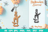 Keychain Halloween Lasercut SVG Bundle