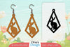 Earring Rabbit Lasercut SVG Bundle