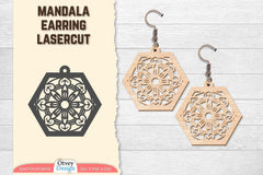 Earring Mandala Lasercut SVG Bundle 44 - CraftNest - Digital Crafting and Art