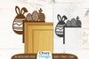 Door Corner Happy Easter Egg Lasercut SVG Bundle