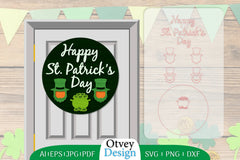 St. Patrick's Day Door Hanger Lasercut SVG Bundle 3 - CraftNest - Digital Crafting and Art
