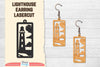 Lighthouse Earring Lasercut SVG Bundle
