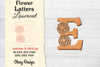 Flower Letters Laser Cut SVG Bundle