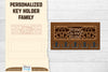 Personalized Key Holder Lasercut SVG Bundle