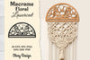 Macrame Frame Floral Lasercut SVG Bundle