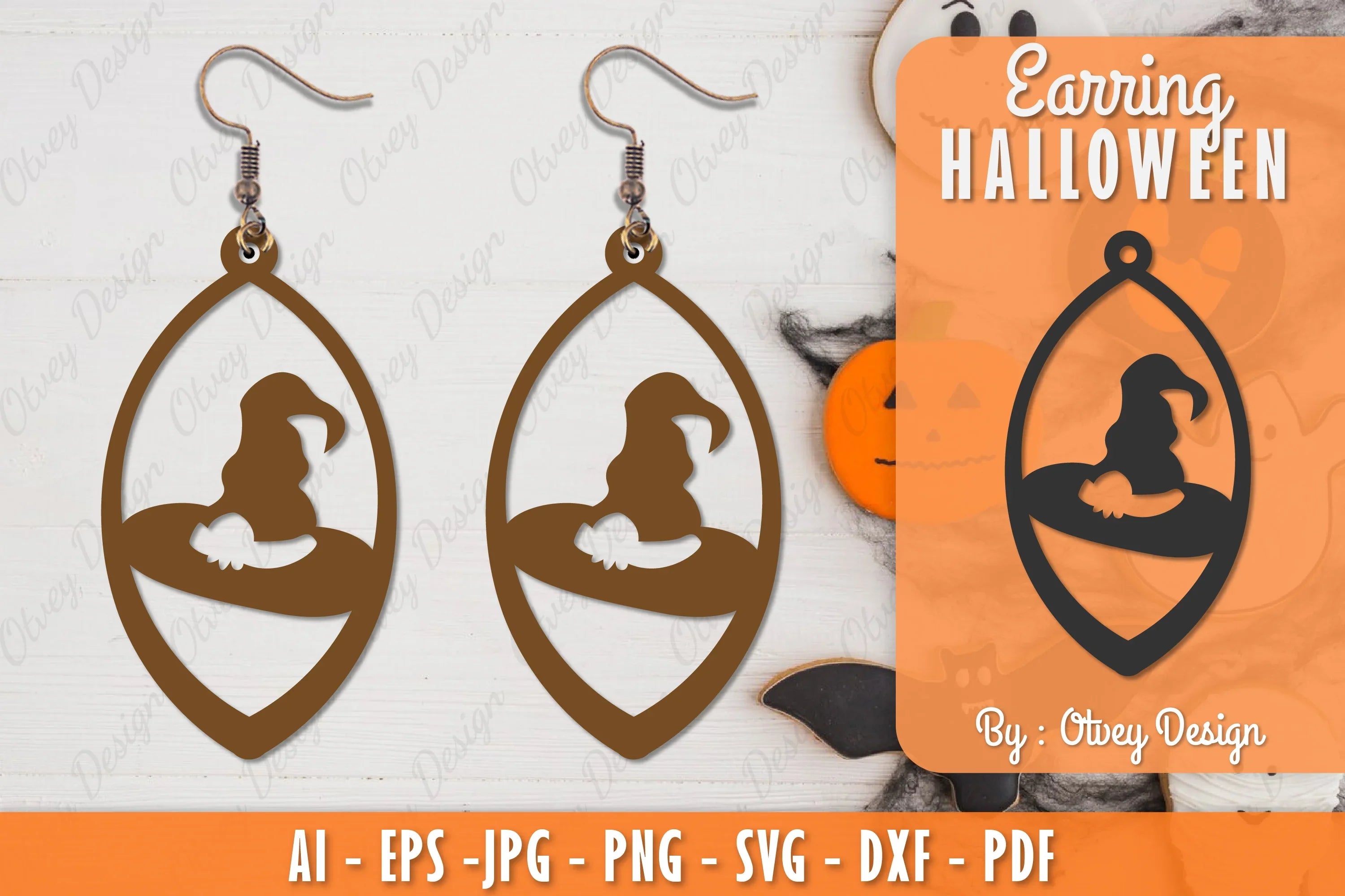 Earring Halloween Lasercut SVG Bundle 170 - CraftNest - Digital Crafting and Art