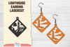 Lighthouse Earring Lasercut SVG Bundle
