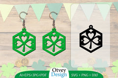 St Patrick's Day Earring Lasercut SVG Bundle 15 - CraftNest - Digital Crafting and Art