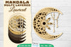 Mandala Moon Layered Lasercut SVG Bundle