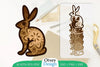 Mandala Rabbit Layered Lasercut SVG Bundle