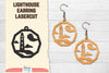 Lighthouse Earring Lasercut SVG Bundle
