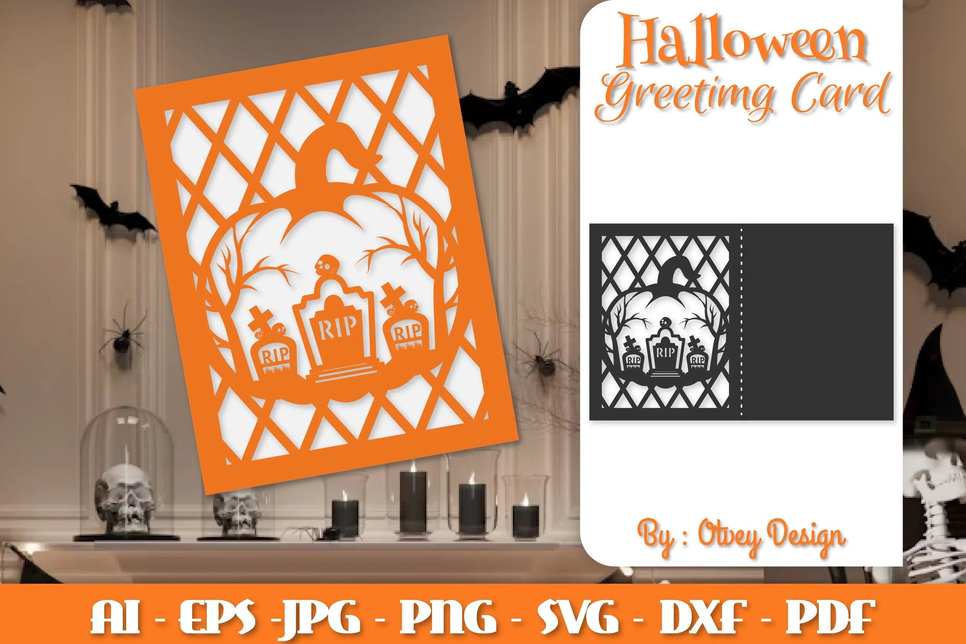 Halloween Pumpkin Scene SVG Bundle - CraftNest - Digital Crafting and Art