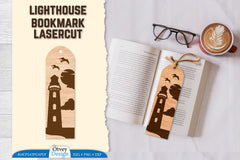 Lighthouse Bookmark SVG Bundle 8 - CraftNest - Digital Crafting and Art