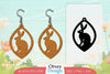 Earring Rabbit Lasercut SVG Bundle